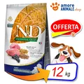 Produktbild: Farmina Hund n & D Vorfahren Puppy Mittel / Maxi → Lamm Und Heidelbeere - 12 KG