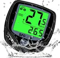 Produktbild: SPGOOD Fahrradcomputer Tachometer Kabellos 19 Funktionen IP54 Wasserdicht