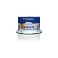 Produktbild: Verbatim - 50 x DVD+R DL - 8,5GB (240 Min.) 8x - bedruckbare Oberfläche - Spindel (97693)