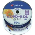 Produktbild: VERBATIM 97693 - DVD+R 8,5 GB Life Series, bedruckbar, 50er Pack Spindel