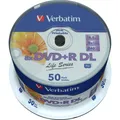 Produktbild: 50er Multipack Verbatim 97693 DVD+R DL Rohling 8.5 GB 50 St. Spindel Bedruckbar