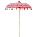Produktbild: vidaXL Balinesischer Sonnenschirm Rosa 185 x 185 x 260 cm 42006462