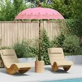 Produktbild: vidaXL Balinesischer Sonnenschirm Rosa 185 x 185 x 260 cm