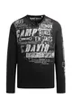 Produktbild: Camp David Herren Longsleeve im Vintage Look mit Used Prints Black, XXL