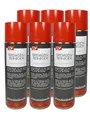 Produktbild: SDV Chemie Bremsenreiniger Spray 6X 500 ml Power Brake Cleaner 360° Ventil Teilereiniger