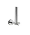 Produktbild: WENKO Ersatzrollenhalter Mod. Bosio Shine, Wandhalter für Toilettenpapier aus Edelstahl, glänzende Oberfläche, 8 x 18 x 12,5 cm