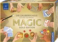 Produktbild: Kosmos 694319 Magic Die Zauberschule - Gold Edition, 75 Zaubertricks und Illusionen, 18 Zauberutensilien, innovatives Anleitungskonzept DREI Schwierigkeitsstufen, Zauberkasten für Kinder ab 8 Jahre
