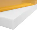 Produktbild: Quiet Please Schallabsorber Basotect® 100x50x2cm weiß selbstklebend Schallschutz Schalldämmung Akustikschaumstoff für Wand und Decke