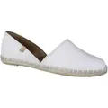 Produktbild: VERBENAS Carmen Damen Leder Slippers blanco, softe Leder Decksohle - Weiß - 42