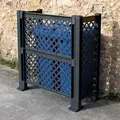 Produktbild: NYVI Mülltonnenspalier NYVIGreen 110x119x49 cm Anthrazit - Mülltonnenabdeckung aus wetterfestem & recyceltem Kunststoff - Mülltonnenverkleidung - Stabil, Pflegeleicht, Steckmontage ohne Werkzeug