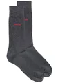 Produktbild: HUGO Businesssocken 2P RS UNI CC (Packung, 2-Paar, 2er Pack) mit kontrastfarbenem HUGO Logo-Schriftzug