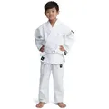 Produktbild: IPPONGEAR Judoanzug Future 2 (Einsteiger & Kinder Judoanzug inkl. Weißem Gürtel), Gummizug & Schnürbund an der Hose I 335gr/m2 Stoffdichte 180