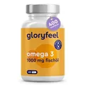Produktbild: Omega 3 400 Kapseln Big Pack - 1.000 mg Fischöl pro Kapsel - Essentielle Omega 3 Fettsäuren mit EPA & DHA -Laborgeprüft, ohne Zusätze in Deutschland hergestellt