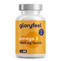 Produktbild: Omega 3 Fischöl Kapseln 1000 mg - 180mg EPA  & 120mg DHA - 400 Softgel-Kapseln