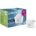 Produktbild: BRITA Wasserfilter Brita MAXTRA PRO ALL-IN-1 Pack 4 Wasserfilterkartuschen., Wasserfest und stoßfest blau