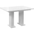 Produktbild: MEBLINI Esstisch Ausziehbar - Esszimmertisch Modern - Küchentisch - Ausziehtisch - Säulentisch - Ausziehbarer Tisch - Dining Table - Esszimmertis... - Weiß