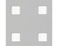Produktbild: Lochblech Aluminium silber 250x500x0,8 mm Lochung Eckig