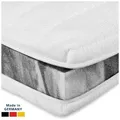 Produktbild: AM Qualitätsmatratzen, Topper fest, Harter Matratzentopper H4, Bezug waschbar, 6 cm hoch, Komfortschaum, 160x220 cm weiß 160 cm x 220 cm x 6 cm