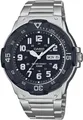 Produktbild: CASIO TIMELESS COLLECTION Quarzuhr MRW-200HD-1BVEF, Armbanduhr, Herrenuhr, Edelstahlarmband, bis 10 bar wasserdicht, Datum