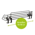 Produktbild: BOMI Herdschutzgitter Mowi 64-110 cm zum Klemmen Herdgitter in Schwarz
