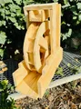 Produktbild: DARLUX Garten-Deko Holz Wasserrad L,Wasserspiel, Wassermühle, Kaskade, H 42 cm