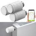 Produktbild: revolt 3er-Set programmierbare Heizkörper-Thermostate mit Bluetooth und App