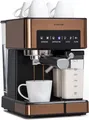 Produktbild: Klarstein Espresso Siebträgermaschine mit Milchaufschäumer, 1,8L Mini-Espressomaschine mit Siebträger, 20 Bar Edelstahl-Kaffeemaschine Klein, 1350W Kaffeemaschine für Cappuccino, Latte, Espresso