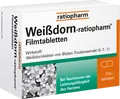 Produktbild: ratiopharm GmbH WEISSDORN-RATIOPHARM Filmtabletten 100 St 10546958