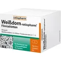 Produktbild: Weißdorn-ratiopharm Filmtabletten 100 St