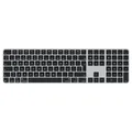 Produktbild: Apple Magic Keyboard mit Touch ID und Ziffernblock für Mac Modelle mit Apple Chip – Portugiesisch – Schwarze Tasten ​​​​​​​