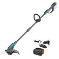 Produktbild: Gardena Rasentrimmer PowerTrim 30/18V P4A Ready-To, Use Set, 18V/4,0Ah, mit Akku, Schneidkopf: 1 Faden