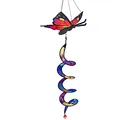 Produktbild: CIM Windspiel - Butterfly Twister - Spannweite: 24cm - Spirale: Ø10 cm x 50cm - inklusive Aufhängung - wetterbeständig