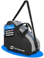 Produktbild: STYNGARD Schlittschuhtasche Damen & Herren Schlittschuhe Tasche - Inlinertasche für Eislaufschuhe und Inlineskates Tasche aus robustem Material - Modell Montreal (Schwarz-Blau)