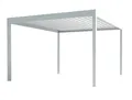 Produktbild: Teico Pergola inkl. LED Licht elektrisches Dach 3x3x2,7m Gartenpergola Pavillon, pulverbeschichtet, verstecktes Entwässerung, LED- Beleuchtungssystem