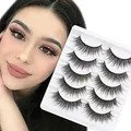 Produktbild: 3D Falsche Wimpern Natürlich Look Künstliche Wimpern 5 Paar Wispy Fake Lashes Nerzwimpern Naturwimpern Kurze Falsche Wimpern Weich Streifenwimpern Wiederverwendbar False Eyelashes von Glowing win