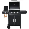 Produktbild: Outsunny - Gasgrill - 110L x 50B x 100H cm - schwarz