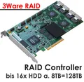 Produktbild: PCIE 8x S-ATA RAID CONTROLLER LSI 3WARE 9650SE-16ML KABELSATZ FÜR 16 HDDs a.8TB