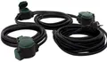 Produktbild: REV Verlängerung Supraflex 3fach, IP44, 10 m, schwarz/grün (0017103512)