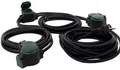 Produktbild: REV Verlängerung Supraflex 3fach, IP44, 10 m, schwarz/grün (0017103512)