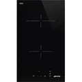 Produktbild: Smeg Elektrokochfeld Neutrales SE232TD1 30 cm Schwarz - Schwarz