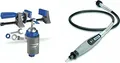 Produktbild: Dremel Multi-Schraubstock 2500 3-in-1 | 26152500JA | Universal-Werkzeughalter & Zwinge | 360° drehbar | grau/blau