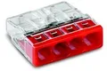 Produktbild: WAGO 2273-204 Verbindungsdosenklemme 4x0.5-2.5mm², 4 Leiter