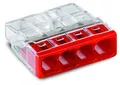 Produktbild: SCHNELLVERSCHLUSS 4X 2,5 TRANSPARENT/ROT /G1DE