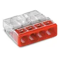 Produktbild: WAGO Steckklemme 4 fach rot 2273-204 Dosenklemmen Compact 4 Klemmstellen
