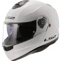 Produktbild: LS2 Motorradhelm FF908 Strobe II Solid Klapphelm, vorbereitet für Kommunikationssystem,integriertes Sonnenvisier weiß XXXL (65/66)