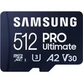 Produktbild: Samsung Micro-SD-Karte PRO Ultimate (2023), 512GB, bis 200 MB/s, UHS-I U3, SDXC