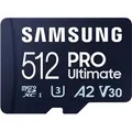 Produktbild: MicroSDXC-Speicherkarte pro Ultimate (2023) 512GB inkl. Adapter - Samsung