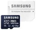 Produktbild: SAMSUNG MicroSDXC-Speicherkarte PRO Ultimate (2023) 512GB inkl. Adapter