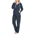 Produktbild: SLOUCHER Hausanzug Damen Hausanzug aus wärmenden Fleece blau 56-58