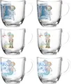Produktbild: Leonardo Tassen-Set Bambini Avventura 6-tlg., Henkelbecher, Kalk-Natron-Glas, Mehrfarbig, 280 ml, 023683